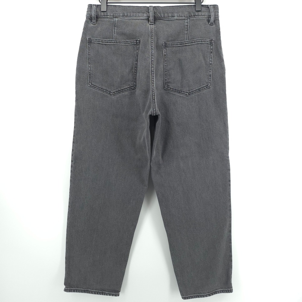 Uniqlo Relaxed Tapered Men Jeans S Gray Minimalist Denim 321-463970 - Picture 3 of 10